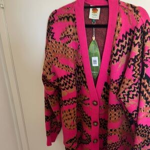 FARM RIO CROCCO CARDIGAN NWT